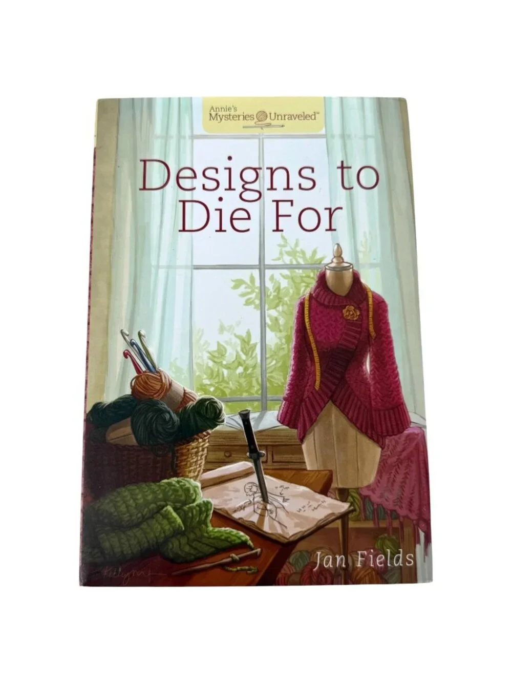 Annies Mysteries Unraveled Series HC Book Designs To Die For & Unraveled Tidings